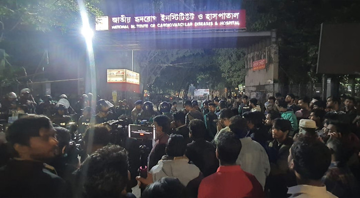 হৃদরোগ ইনস্টিটিউটের হিমঘরে রাখা হলো ওসমান হাদির লাশ