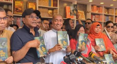 মেলায় আইনমন্ত্রীর ‘শুধু মাধবীর জন্য’ গ্রন্থের মোড়ক উন্মোচন
