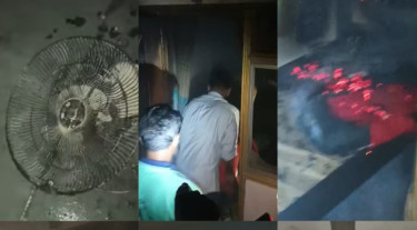 এবার চরমোনাইয়ে নোঙ্গর করা কীর্তনখোলা ১০ লঞ্চে আগুন