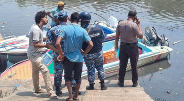 ভোলা থেকে পালানো স্পিডবোট বরিশালে আটক