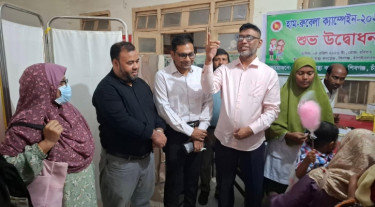 চাঁপাইনবাবগঞ্জের ৩ উপজেলায় হামের টিকাদান শুরু