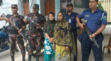গোমস্তাপুর সীমান্তে অনুপ্রবেশের অভিযোগে ২ নারী আটক