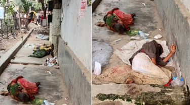 হাসপাতালের সড়কে পড়ে থাকা বৃদ্ধার ওপর দিয়ে চলে গেল গাড়ি, পিষ্ট হয়ে মৃত্যু