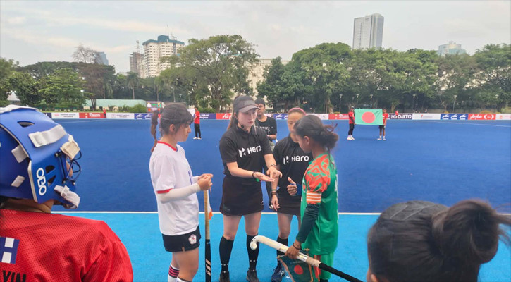 অর্পিতার ঐতিহাসিক হ্যাটট্রিকে তাইপেকে রুখে দিল বাংলাদেশ