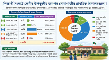 শিক্ষার্থী সংকটে ধুঁকছে উপকূলীয় সোনাগাজীর প্রাথমিক স্কুল