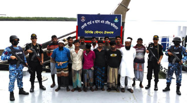 মিয়ানমারে পাচারের চেষ্টা, ৯০০ বস্তা সিমেন্টসহ আটক ১৪