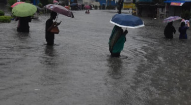 বৃষ্টিতে ৪ নদীর পানি বিপৎসীমার ওপরে, প্লাবিত নিম্নাঞ্চল