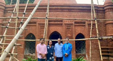 সোনারগাঁয়ের প্রাচীন মসজিদের সংস্কার কাজ পরিদর্শন করেছে প্রত্নসম্পদ সংরক্ষণ কমিটি