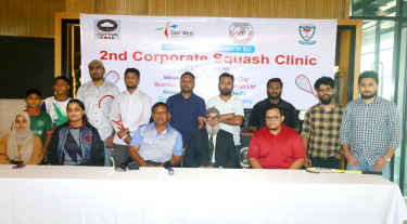 বসুন্ধরা স্পোর্টস সিটিতে ‘দ্বিতীয় করপোরেট স্কোয়াশ ক্লিনিক’