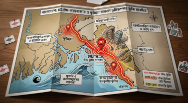 ভূমিকম্পের ঝুঁকিতে চট্টগ্রাম-কক্সবাজার ও কুমিল্লা অঞ্চল