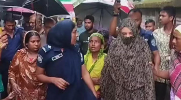 গলা কেটে স্বামীকে হত্যার চেষ্টা, স্ত্রী আটক