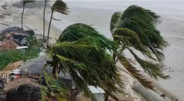 ৭ অঞ্চলে ৬০ কিমি বেগে ঝড়ের আভাস