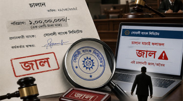 ব্যাংকারের সিল-স্বাক্ষর জালিয়াতি, কোটি টাকার ভুয়া চালান জমা দিয়ে জামিন
