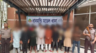 ধানমন্ডি-আগারগাঁওয়ে ঝটিকা মিছিলের প্রস্তুতিকালে গ্রেপ্তার ৩২