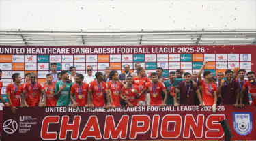 দাপুটে জয়ে লিগ শেষ করে শিরোপা উঁচিয়ে ধরলো বসুন্ধরা কিংস