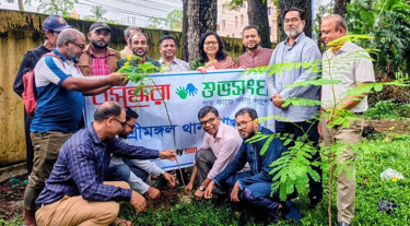 বসুন্ধরা শুভসংঘের উদ্যোগে মৌলভীবাজারে বৃক্ষরোপণ