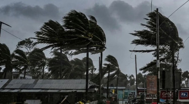 সন্ধ্যার মধ্যে যেসব জেলায় ৮০ কিমি বেগে ঝড়ের শঙ্কা