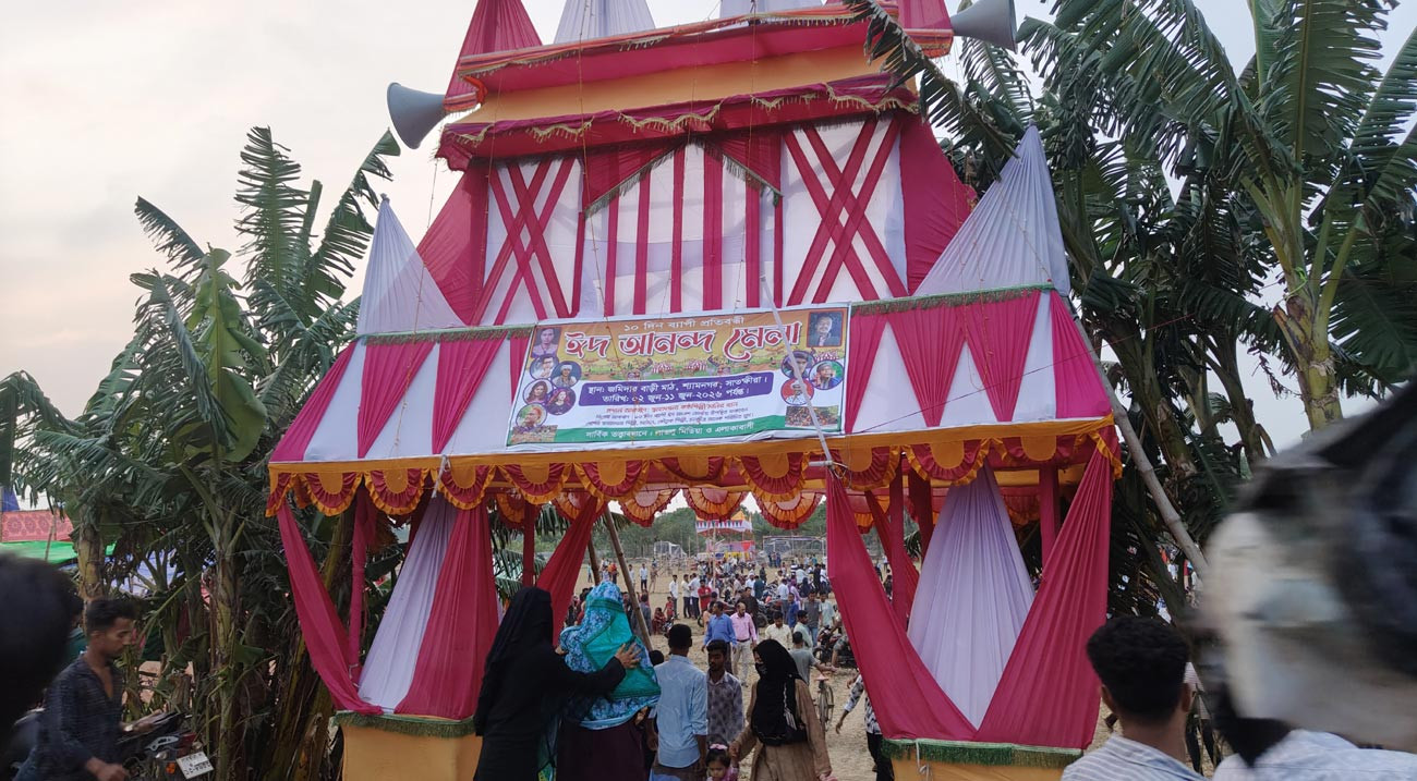 শ্যামনগরে শুরুর ৪ দিন পর অনুমোদনহীন মেলা বন্ধ করলো প্রশাসন