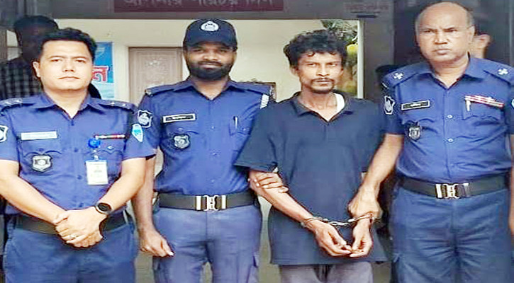 রিকশাচালককে কোপানোর ঘটনায় হামলাকারী গ্রেপ্তার