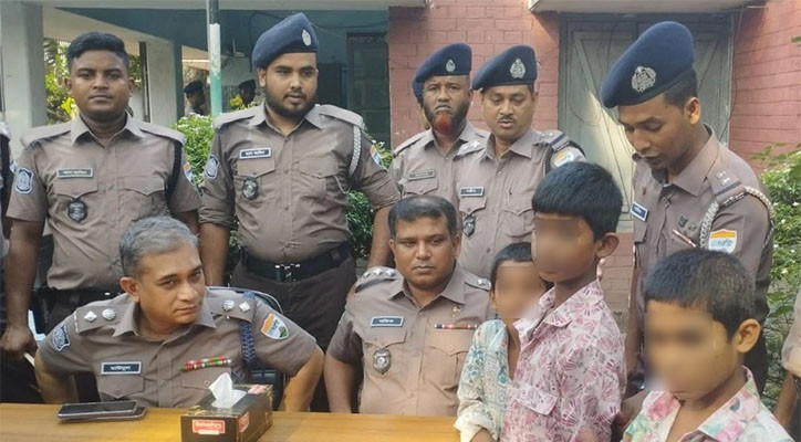 কুষ্টিয়ায় অপহৃত তিন শিশুকে উদ্ধার করলো রেল পুলিশ