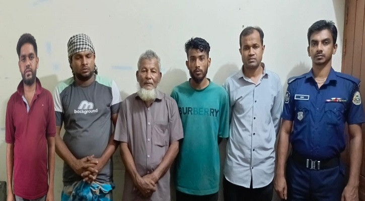 রাঙামাটিতে ছাত্রলীগ, যুবলীগ ও স্বেচ্ছাসেবক লীগ নেতাসহ আটক ৫