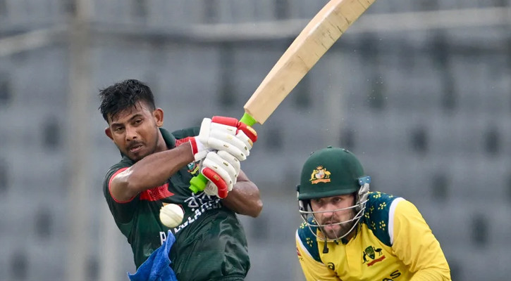 তানজিদ-শান্তর ফিফটি, মোসাদ্দেক ঝড়ে বাংলাদেশের ২৮৪