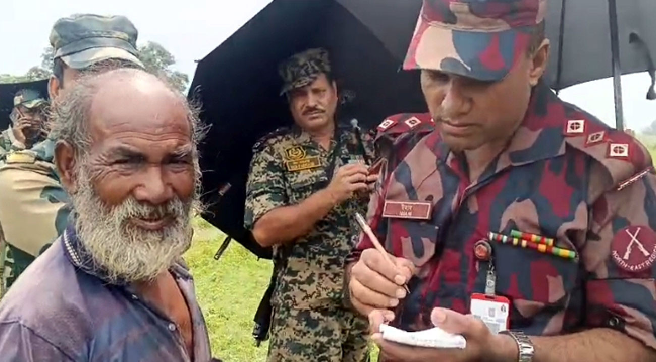 পুশইনের চেষ্টা ব্যর্থ, জামালপুর সীমান্তে শূন্য রেখায় আটকে আছে এক বৃদ্ধ