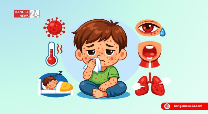একদিনে হাম সন্দেহে আট শিশুর মৃত্যু