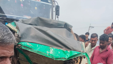হবিগঞ্জে অটোরিকশায় ডাম্প ট্রাকের ধাক্কা, নিহত ২