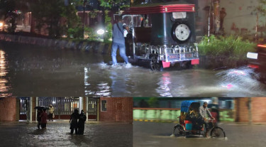 বৃষ্টিতে তলিয়ে গেছে খুলনা!