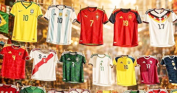 বিশ্বকাপ এলেই জেগে ওঠে জার্সির উন্মাদনা