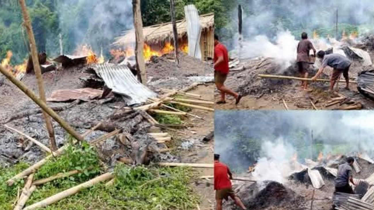 সাজেকে হাজার মণ হলুদসহ গোডাউন পুড়িয়ে দেওয়ার অভিযোগ