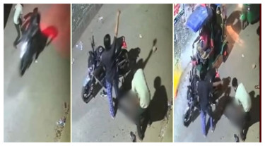 মোটরসাইকেল ছিনিয়ে নিতে ইট দিয়ে আঘাত, যুবক আহত