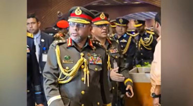 বাজেট অধিবেশন উপলক্ষে সংসদে উপস্থিত সেনাপ্রধান