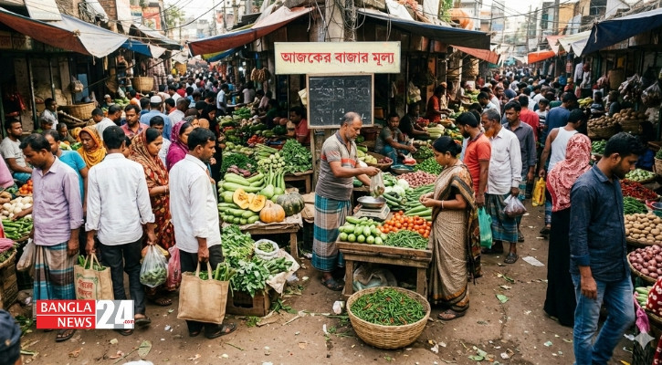 বাজেটের প্রভাব পড়েনি সবজির বাজারে