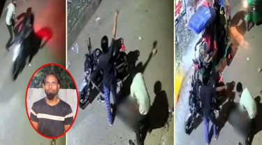চলন্ত মোটরসাইকেলচালকের মাথায় ইট দিয়ে আঘাত, মূলহোতা গ্রেপ্তার
