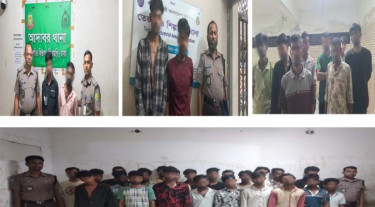 তেজগাঁও বিভাগে বিভিন্ন অপরাধে গ্রেপ্তার ৩৯