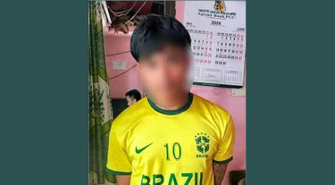 রাজবন বিহারের দানবাক্স চুরির সময় তরুণ আটক