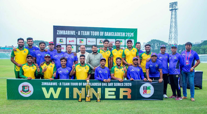 অমিতের ম্যাচসেরা ইনিংসে জিম্বাবুয়েকে হারিয়ে সিরিজ বাংলাদেশের