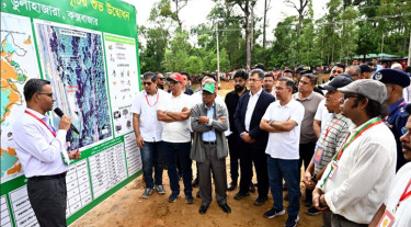 ডুলাহাজারা সাফারি পার্ক ঘুরে দেখলেন প্রধানমন্ত্রী