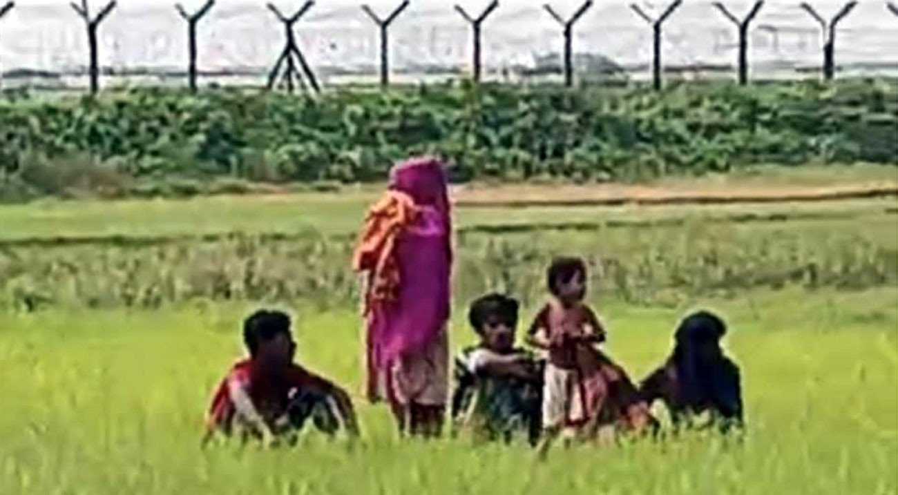 রৌমারী সীমান্তে নারী-শিশুসহ ৯ জনকে পুশইনের চেষ্টা