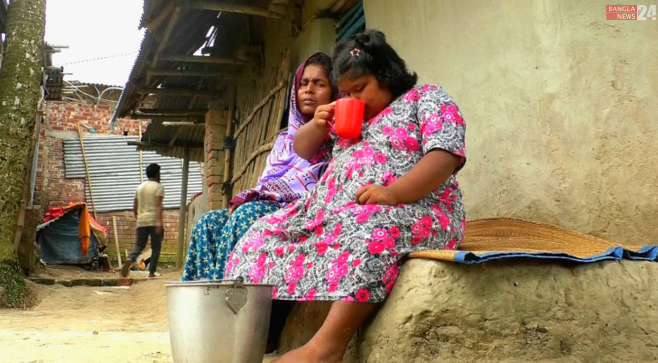 ১২ বছরের সোহাগী দিনে পানি পান করে ৪০ লিটার!