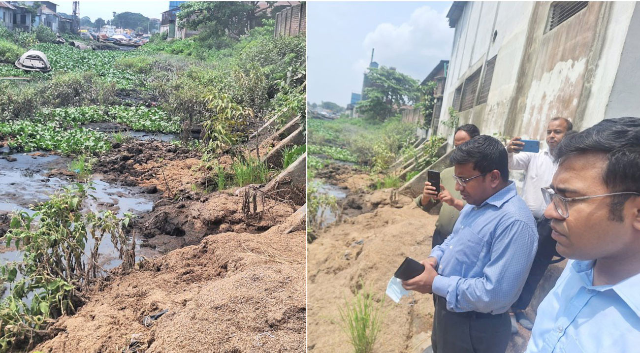 চাঁদপুরে খাল দূষণ ও ভরাট করায় ২ রাইস মিল মালিকের জরিমানা
