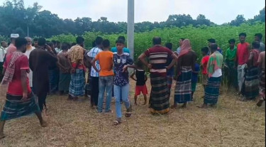 রাজবাড়ীতে পাটক্ষেত থেকে যুবকের অগ্নিদগ্ধ লাশ উদ্ধার