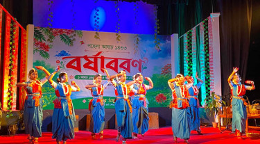 শিল্পকলায় গান, কবিতা ও নৃত্যের ছন্দে বর্ষার আবাহন