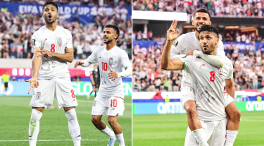 যুক্তরাষ্ট্রের মাটিতে গোল, ‘গান-ফায়ারিং’ উদযাপন ইরানি ফুটবলারের