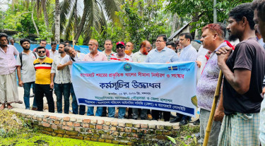 বাগেরহাটে জলাবদ্ধতা নিরসনে খাল ও জলাশয়ের খনন ও পরিস্কার পরিচ্ছন্নতা কর্মসূচি শুরু