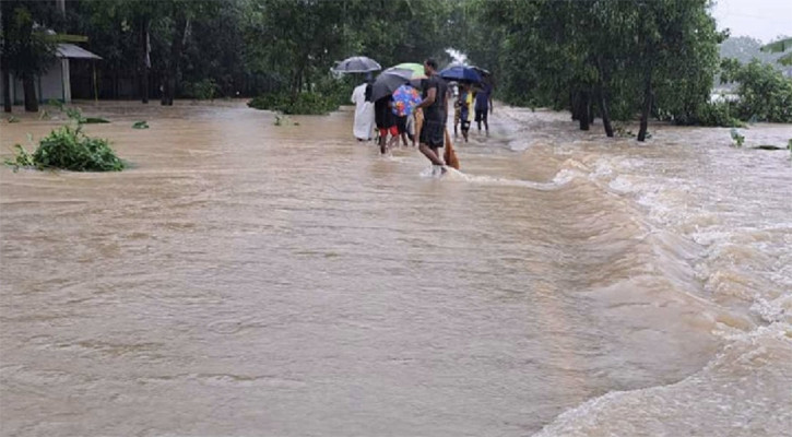 আট অঞ্চলের নদীবন্দরে এক নম্বর সংকেত