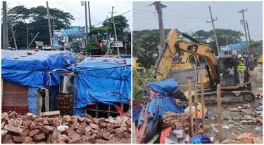 ঝুপড়ি ঘরে এসি-সিসি ক্যামেরা, রাজকীয় মাদক আস্তানা গুঁড়িয়ে দিল প্রশাসন