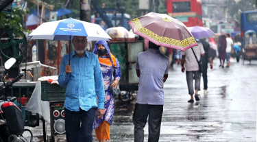 বৃষ্টিপাত হলেও দিনের তাপমাত্রা সামান্য বাড়তে পারে
